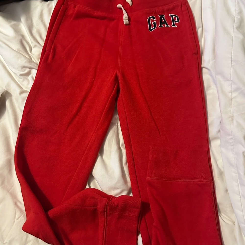 GAP Kids Vibrant Red Joggers